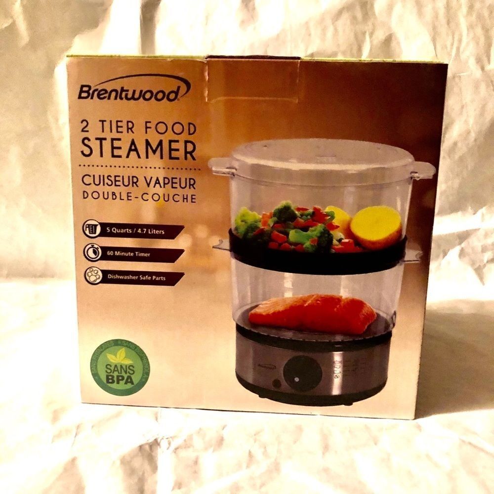 Two Tier Food Steamer Brentwood